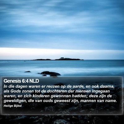 Genesis 6:4 NLD Bible Verse Image