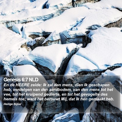 Genesis 6:7 NLD Bible Verse Image