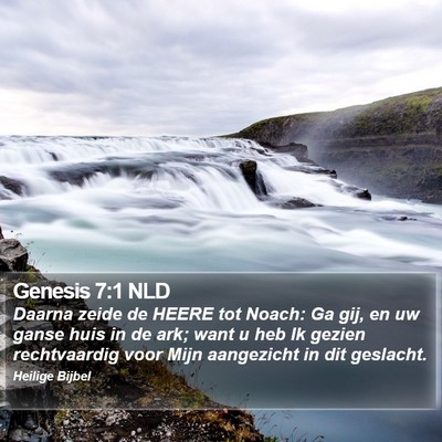 Genesis 7:1 NLD Bible Verse Image