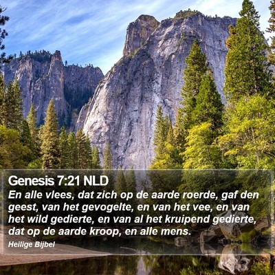 Genesis 7:21 NLD Bible Verse Image