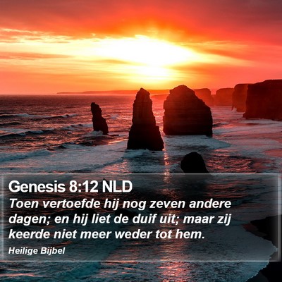 Genesis 8:12 NLD Bible Verse Image