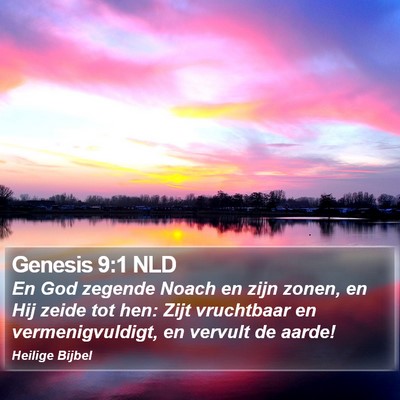 Genesis 9:1 NLD Bible Verse Image