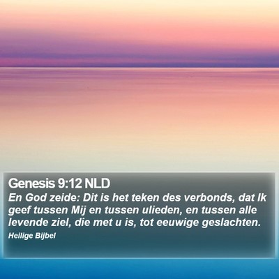 Genesis 9:12 NLD Bible Verse Image