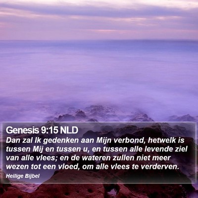 Genesis 9:15 NLD Bible Verse Image