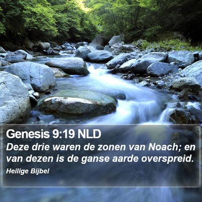 Genesis 9:19 NLD Bible Verse Image