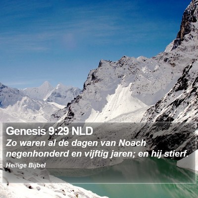 Genesis 9:29 NLD Bible Verse Image
