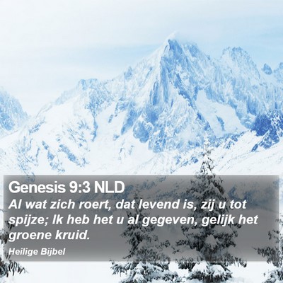 Genesis 9:3 NLD Bible Verse Image