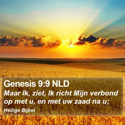 Genesis 9:9 NLD Bible Verse Image