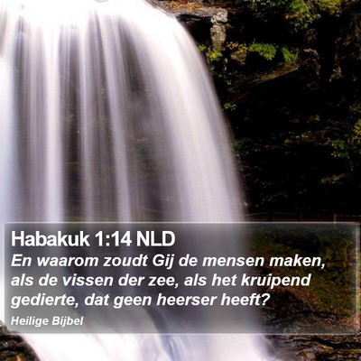 Habakuk 1:14 NLD Bible Verse Image
