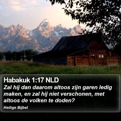 Habakuk 1:17 NLD Bible Verse Image
