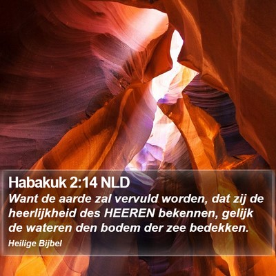 Habakuk 2:14 NLD Bible Verse Image