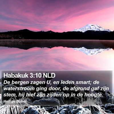 Habakuk 3:10 NLD Bible Verse Image