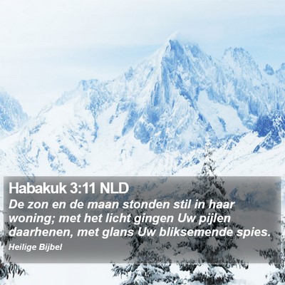 Habakuk 3:11 NLD Bible Verse Image