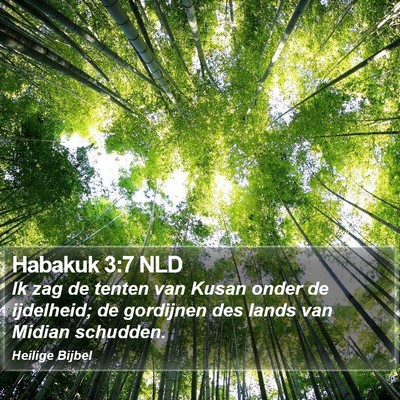 Habakuk 3:7 NLD Bible Verse Image