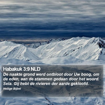 Habakuk 3:9 NLD Bible Verse Image