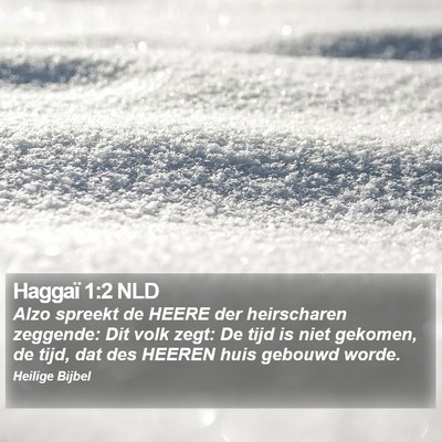 Haggaï 1:2 NLD Bible Verse Image