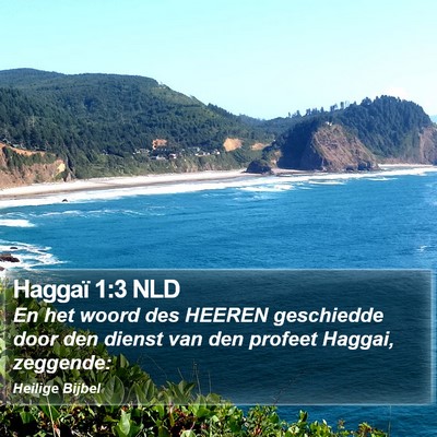 Haggaï 1:3 NLD Bible Verse Image