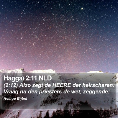 Haggaï 2:11 NLD Bible Verse Image