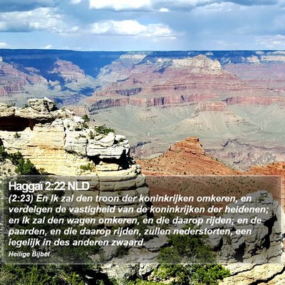 Haggaï 2:22 NLD Bible Verse Image