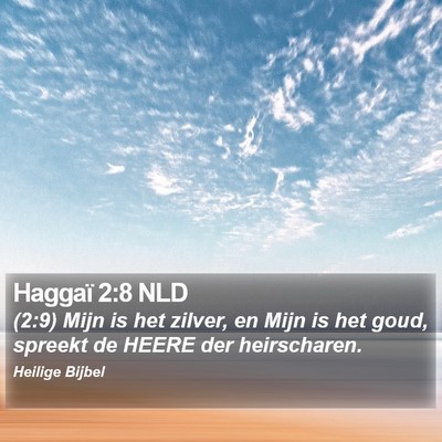 Haggaï 2:8 NLD Bible Verse Image