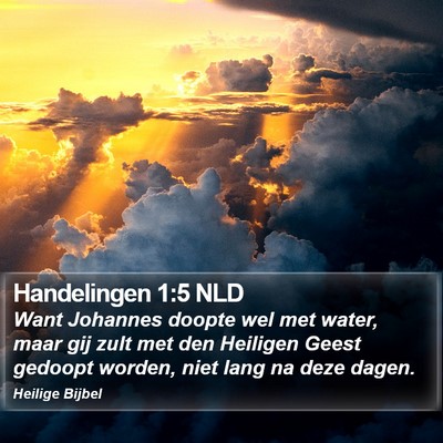 Handelingen 1:5 NLD Bible Verse Image