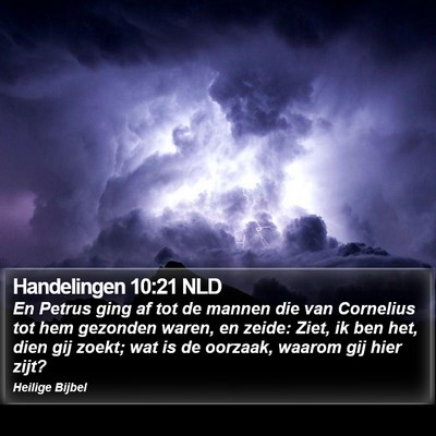 Handelingen 10:21 NLD Bible Verse Image
