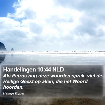 Handelingen 10:44 NLD Bible Verse Image
