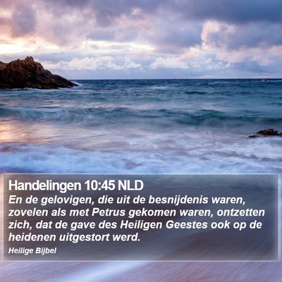 Handelingen 10:45 NLD Bible Verse Image