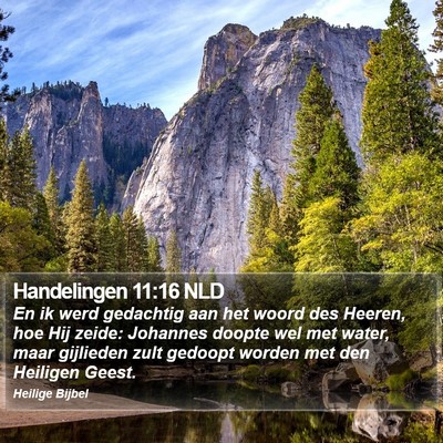 Handelingen 11:16 NLD Bible Verse Image
