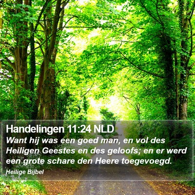 Handelingen 11:24 NLD Bible Verse Image