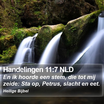 Handelingen 11:7 NLD Bible Verse Image