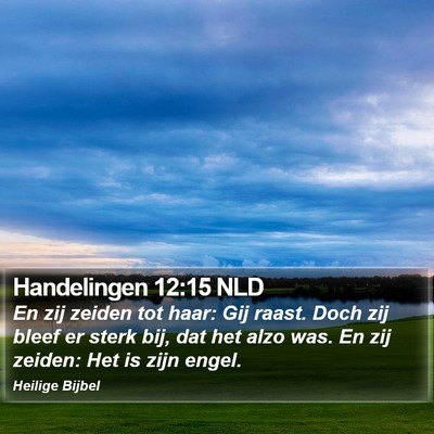 Handelingen 12:15 NLD Bible Verse Image