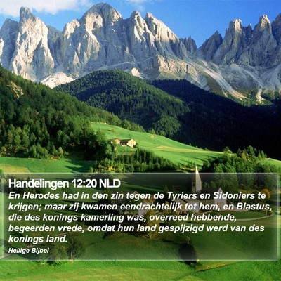 Handelingen 12:20 NLD Bible Verse Image