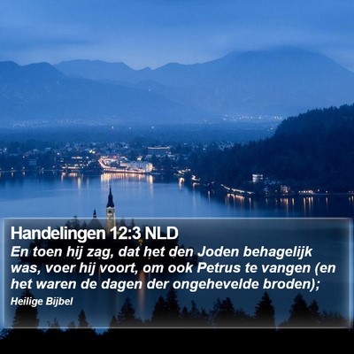 Handelingen 12:3 NLD Bible Verse Image