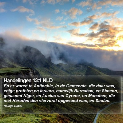 Handelingen 13:1 NLD Bible Verse Image
