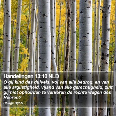 Handelingen 13:10 NLD Bible Verse Image