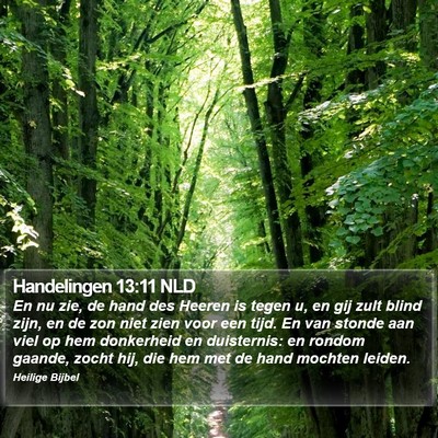 Handelingen 13:11 NLD Bible Verse Image