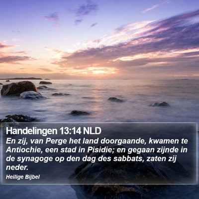 Handelingen 13:14 NLD Bible Verse Image