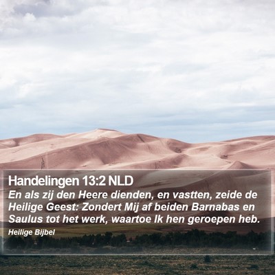 Handelingen 13:2 NLD Bible Verse Image