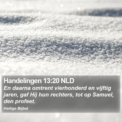 Handelingen 13:20 NLD Bible Verse Image