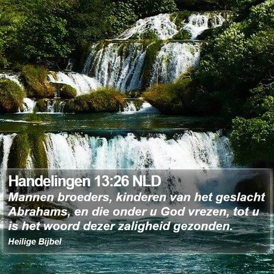 Handelingen 13:26 NLD Bible Verse Image