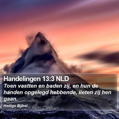 Handelingen 13:3 NLD Bible Verse Image