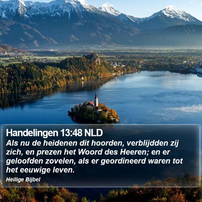 Handelingen 13:48 NLD Bible Verse Image
