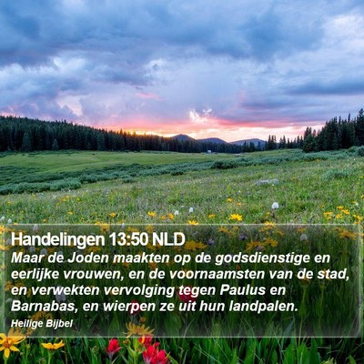 Handelingen 13:50 NLD Bible Verse Image