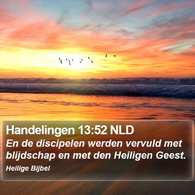 Handelingen 13:52 NLD Bible Verse Image