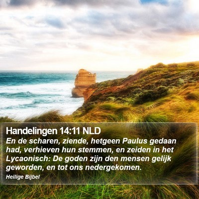 Handelingen 14:11 NLD Bible Verse Image