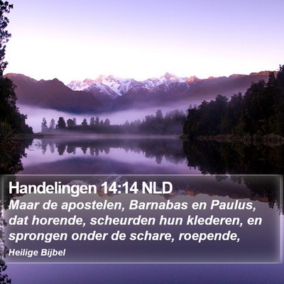 Handelingen 14:14 NLD Bible Verse Image