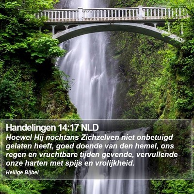 Handelingen 14:17 NLD Bible Verse Image