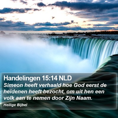 Handelingen 15:14 NLD Bible Verse Image