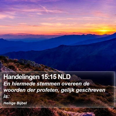 Handelingen 15:15 NLD Bible Verse Image
